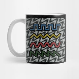 Synthesizer Waveforms for Synth lover Mug